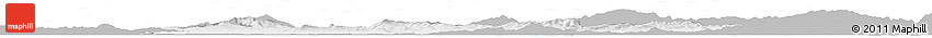 Gray Horizon Map of Nitra, single color outside
