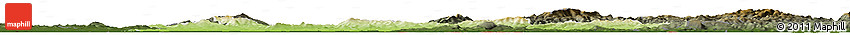 Physical Horizon Map of Nitra, darken