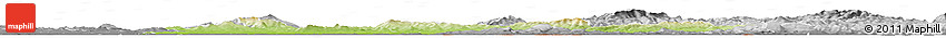 Physical Horizon Map of Nitra, desaturated