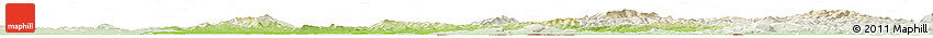 Physical Horizon Map of Nitra, lighten
