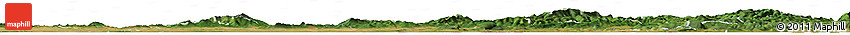 Satellite Horizon Map of Nitra