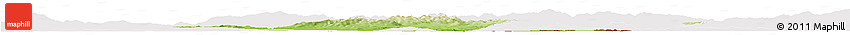 Physical Horizon Map of Levice, cropped outside