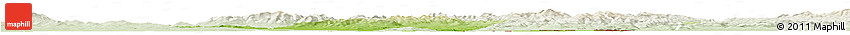 Physical Horizon Map of Levice, lighten