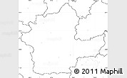Blank Simple Map of Levice, no labels