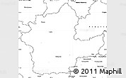 Blank Simple Map of Levice