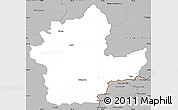 Gray Simple Map of Levice