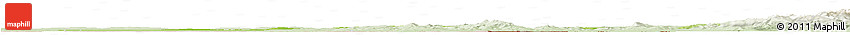 Physical Horizon Map of Nove Zamky, lighten