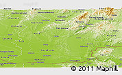 Physical Panoramic Map of Nitra