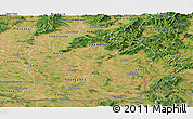 Satellite Panoramic Map of Nitra