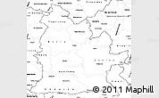 Blank Simple Map of Nitra