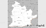 Gray Simple Map of Nitra