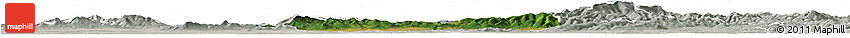 Satellite Horizon Map of Zlate Moravce, lighten, semi-desaturated