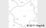 Blank Simple Map of Zlate Moravce