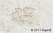 Shaded Relief 3D Map of Bardejov, lighten