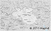 Silver Style 3D Map of Bardejov