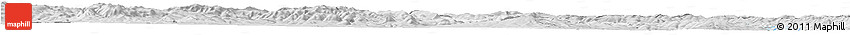 Silver Style Horizon Map of Bardejov