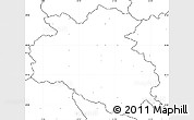 Blank Simple Map of Bardejov, no labels