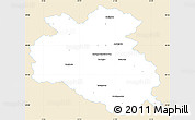 Classic Style Simple Map of Bardejov, single color outside