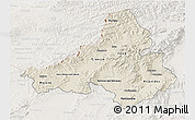 Shaded Relief 3D Map of Trencin, lighten
