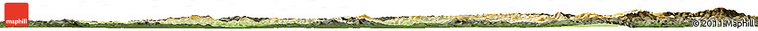 Physical Horizon Map of Trencin, darken