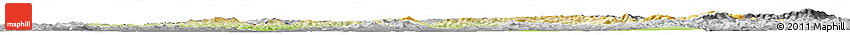 Physical Horizon Map of Trencin, desaturated