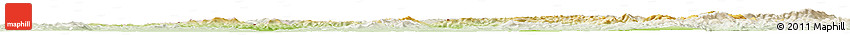 Physical Horizon Map of Trencin, lighten