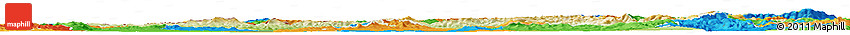 Physical Horizon Map of Trencin, political outside