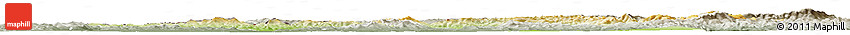 Physical Horizon Map of Trencin, semi-desaturated