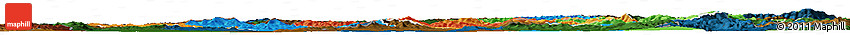 Political Horizon Map of Trencin, darken