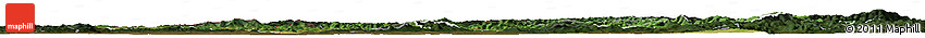 Satellite Horizon Map of Trencin, darken
