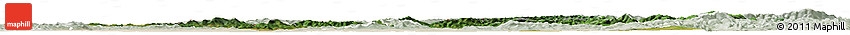 Satellite Horizon Map of Trencin, lighten