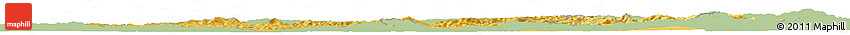 Savanna Style Horizon Map of Trencin, single color outside