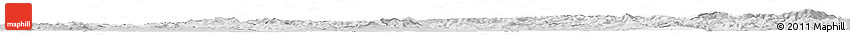 Silver Style Horizon Map of Trencin