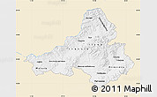 Classic Style Map of Trencin, single color outside