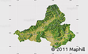 Satellite Map of Trencin, cropped outside