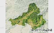 Satellite Map of Trencin, lighten