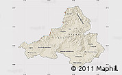 Shaded Relief Map of Trencin, cropped outside