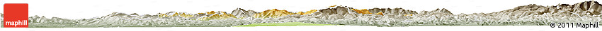 Physical Horizon Map of Prievidza, semi-desaturated