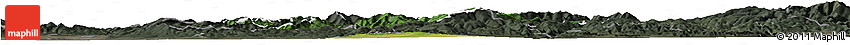 Satellite Horizon Map of Prievidza, darken, semi-desaturated