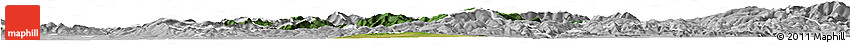 Satellite Horizon Map of Prievidza, lighten, desaturated