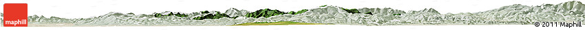 Satellite Horizon Map of Prievidza, lighten