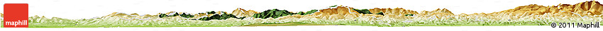 Satellite Horizon Map of Prievidza, physical outside