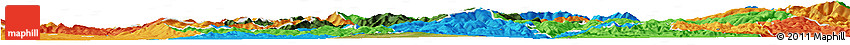 Satellite Horizon Map of Prievidza, political outside