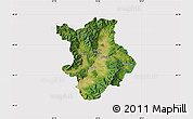 Satellite Map of Prievidza, cropped outside