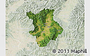 Satellite Map of Prievidza, lighten