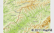 Physical Map of Puchov