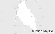 Silver Style Simple Map of Puchov