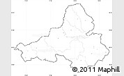 Blank Simple Map of Trencin, cropped outside, no labels