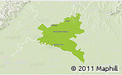 Physical 3D Map of Galanta, lighten