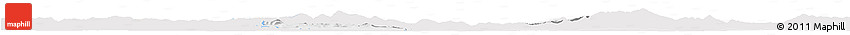 Silver Style Horizon Map of Piestany, single color outside
